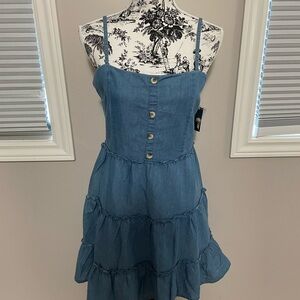 BNWT Demin Button-Front Dress